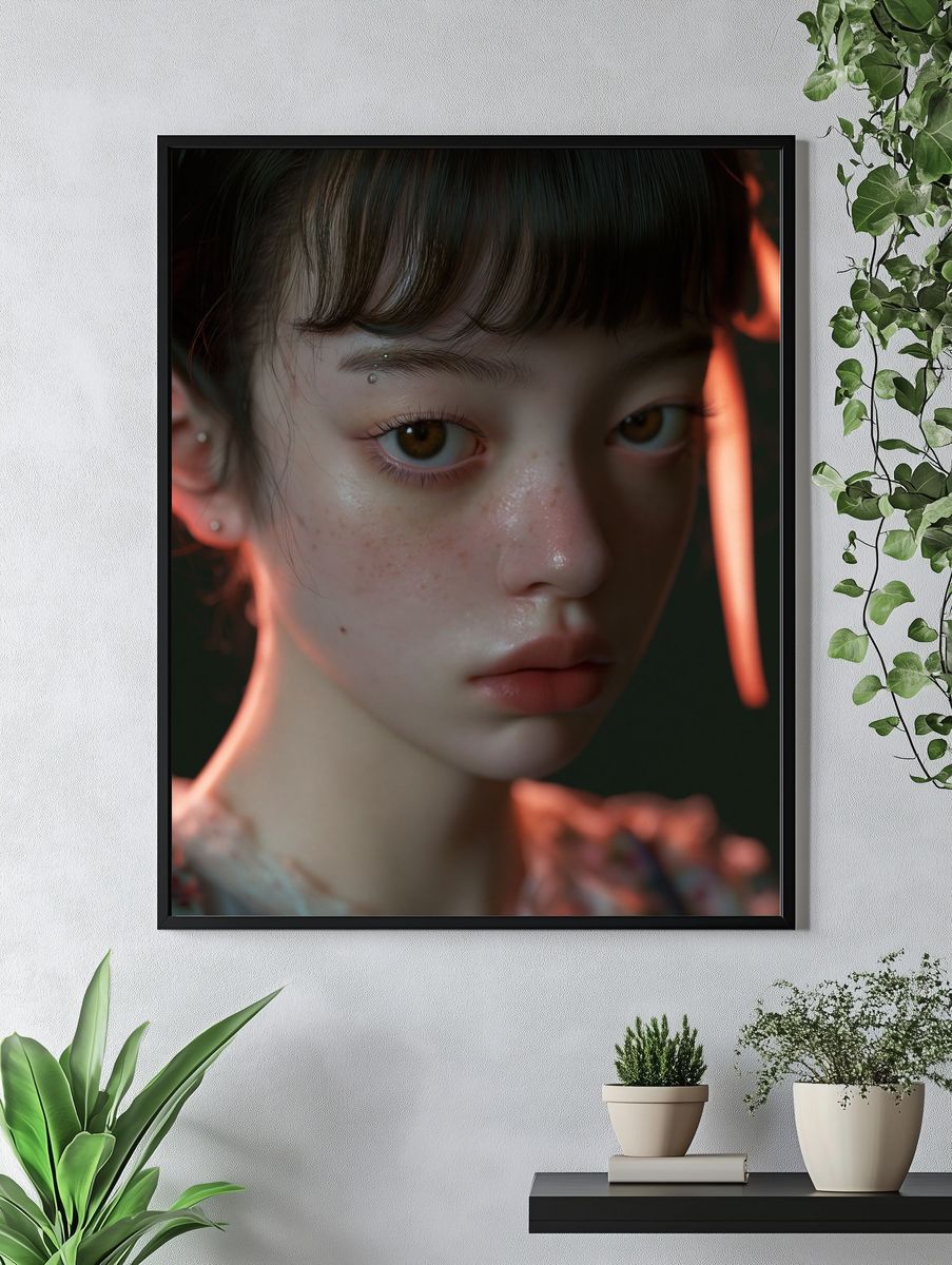 Soft Portrait Photography Poster. — room view 4