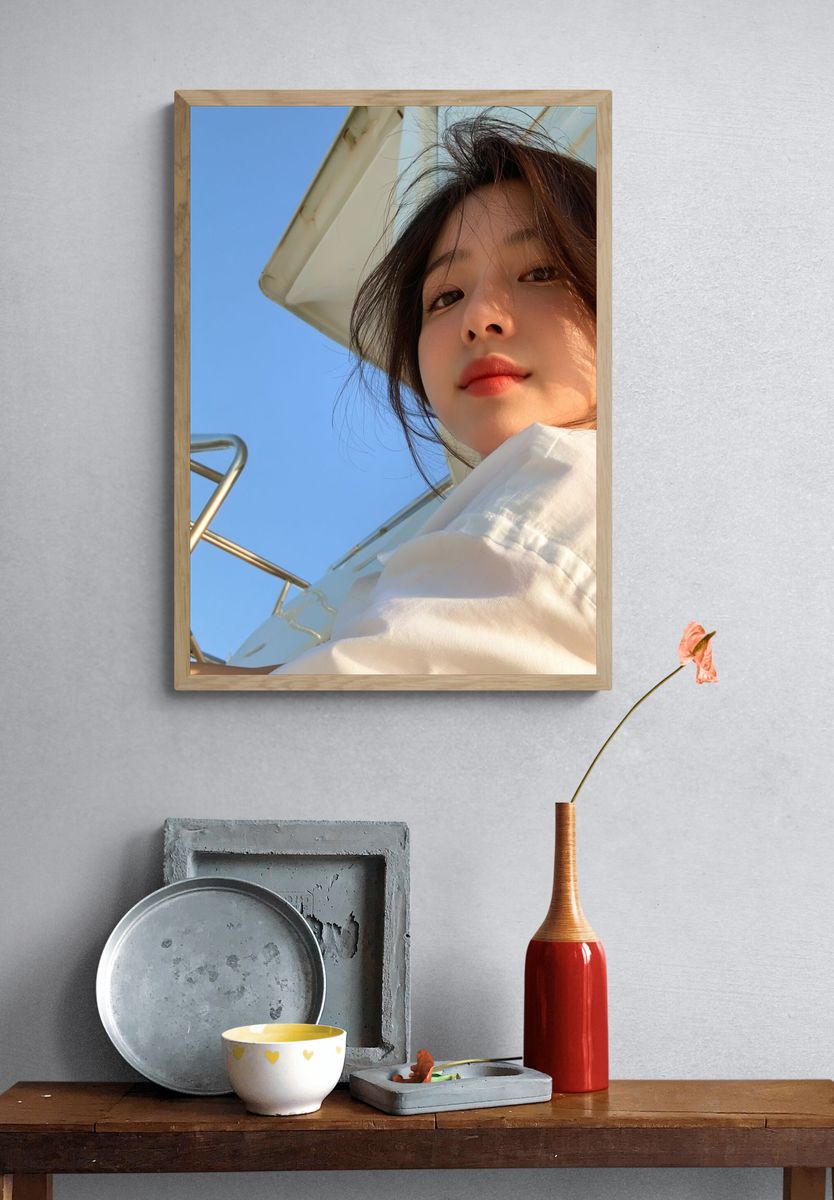 Sunlit Portrait Photography Poster. — room view 3
