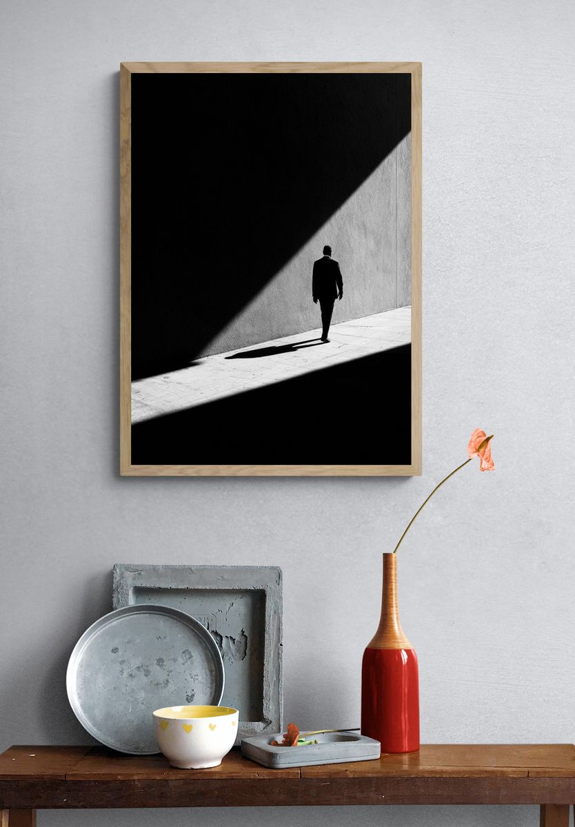 Solitary Figure in Light Poster. — room view 3