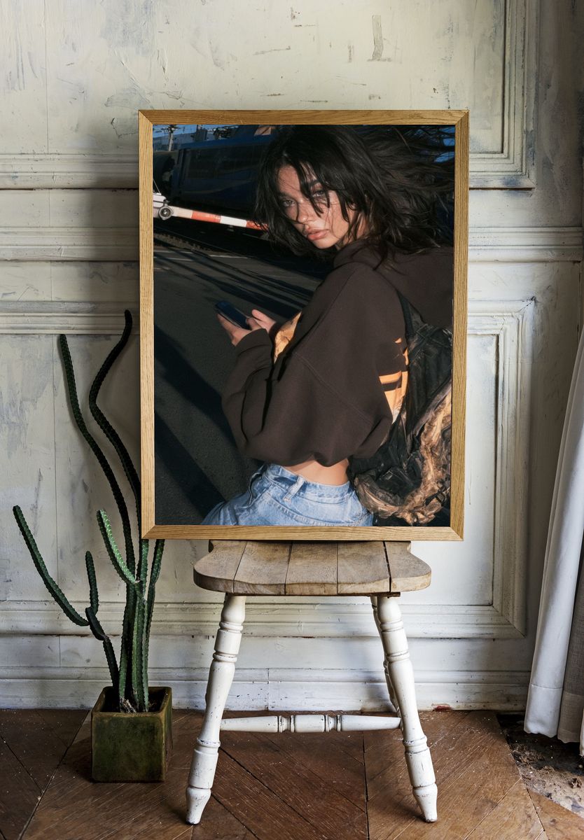 Street Style Portrait Poster. — room view 1