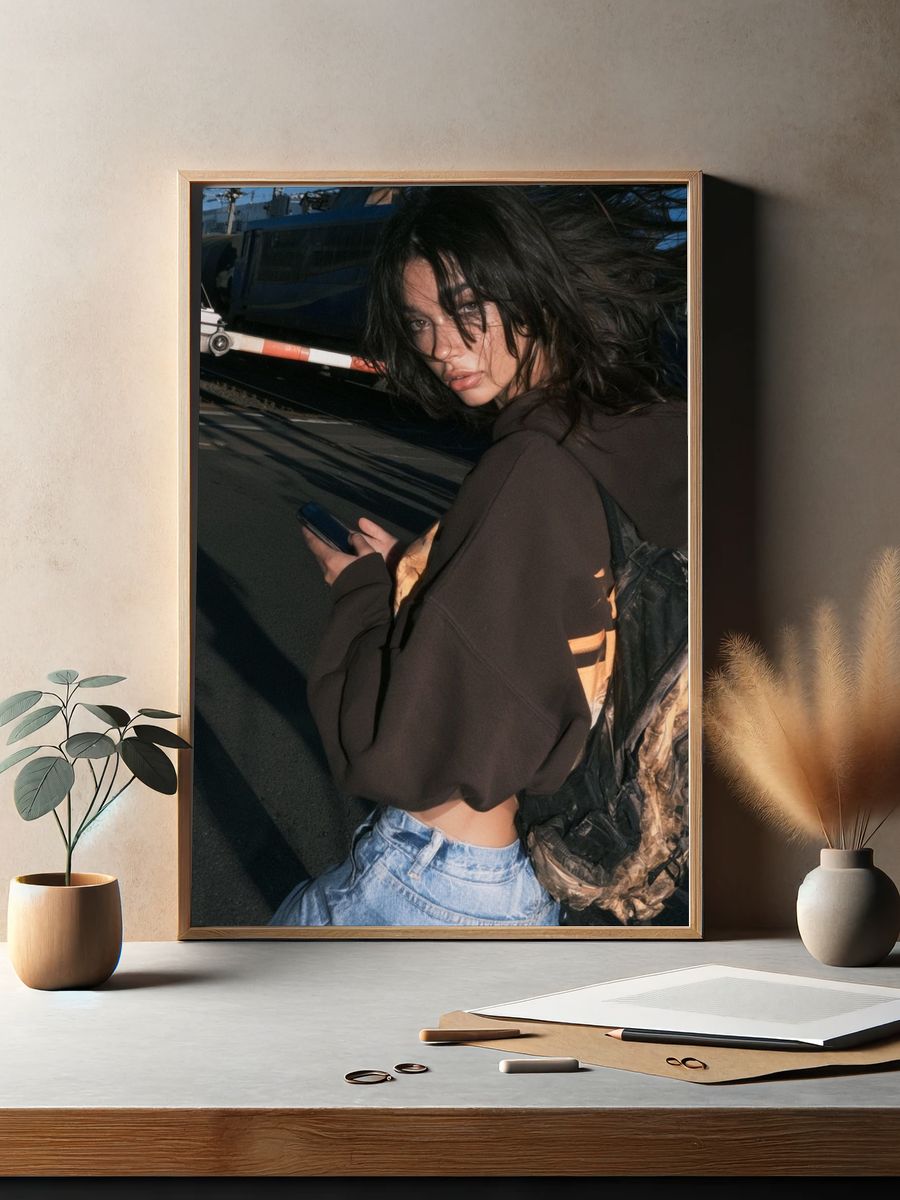 Street Style Portrait Poster. — room view 2