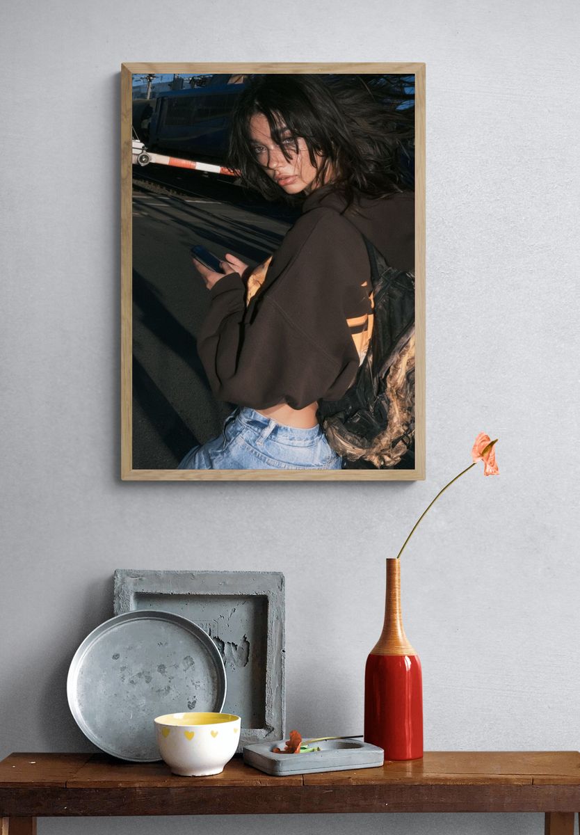 Street Style Portrait Poster. — room view 3