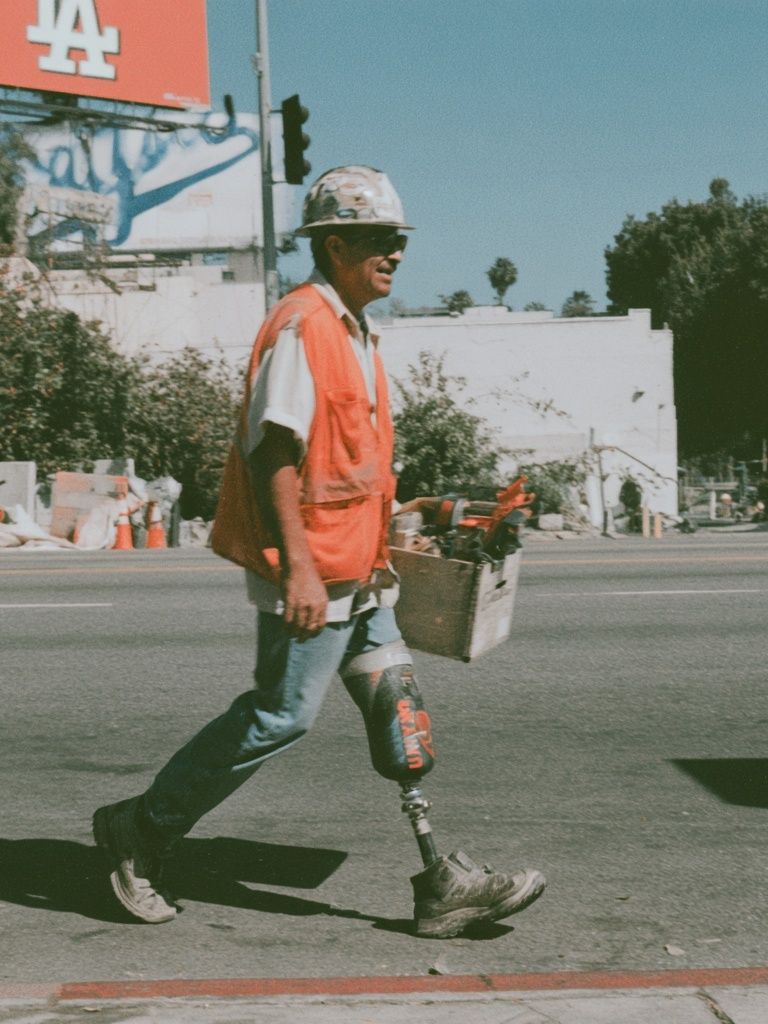 Construction Worker Street Photography Poster. poster — photography art