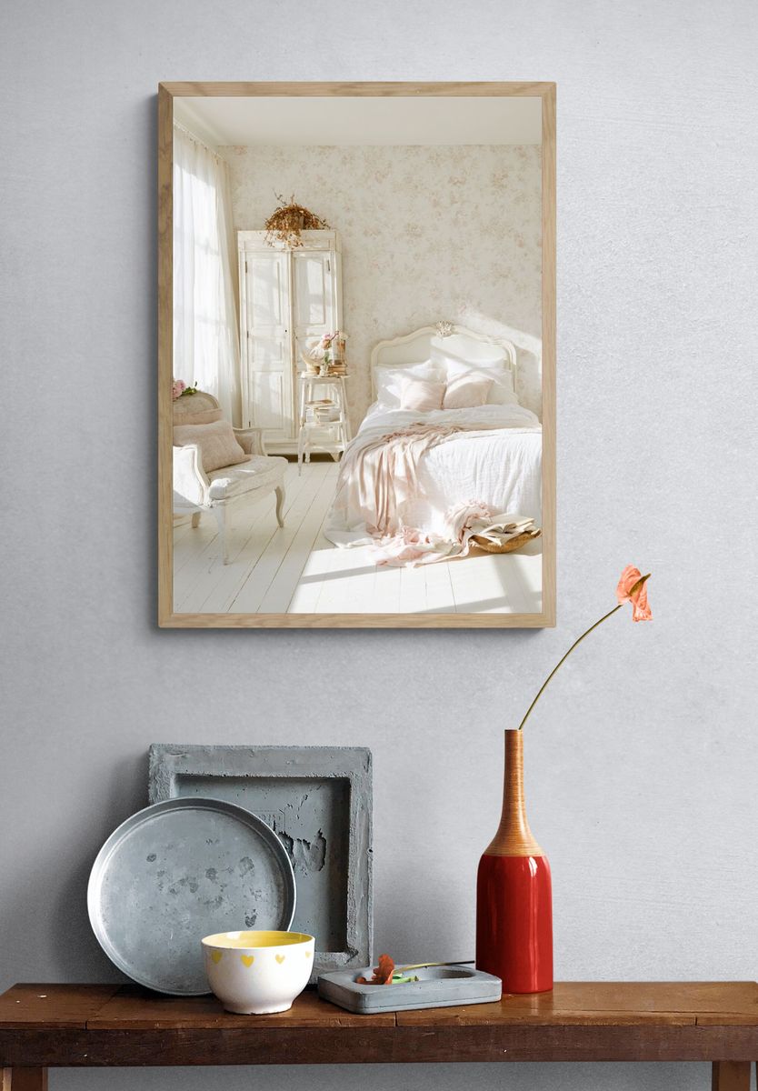 Romantic French Bedroom Photography Poster. — room view 3