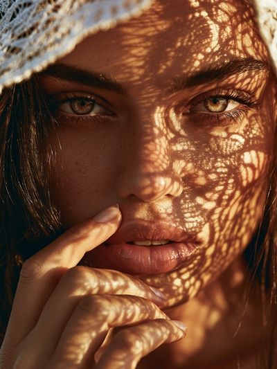 Shadowed Portrait Photography Poster.