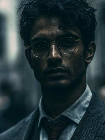 Moody Portrait Photography Poster.