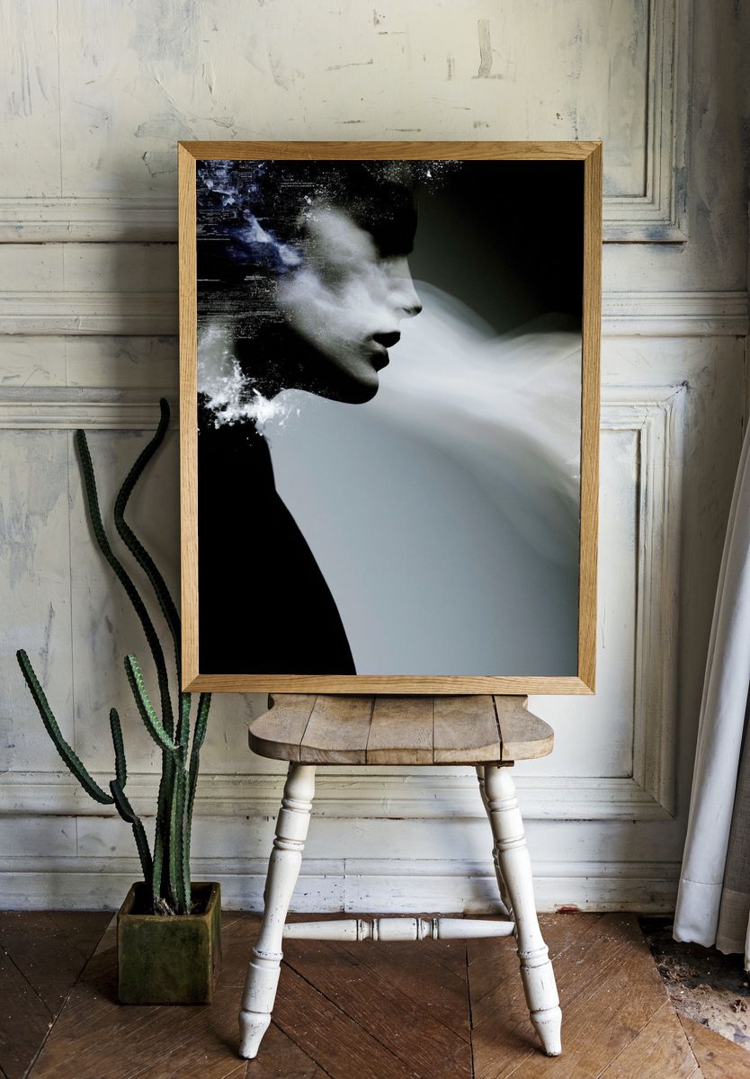 Dreamlike Profile Photography Poster. room preview