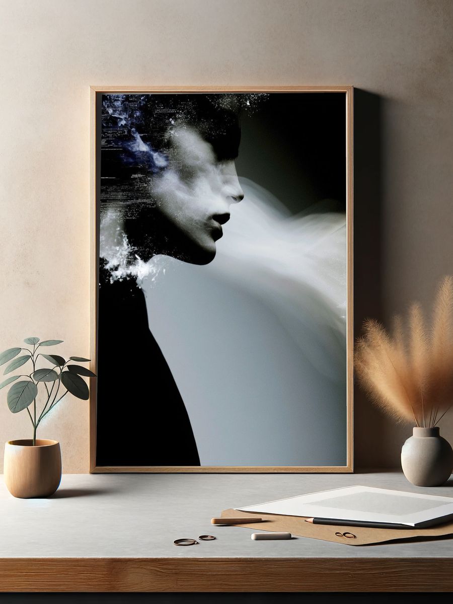 Dreamlike Profile Photography Poster. — room view 2