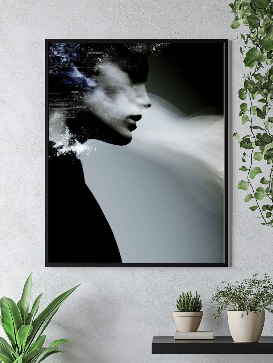 Dreamlike Profile Photography Poster. — room view 4