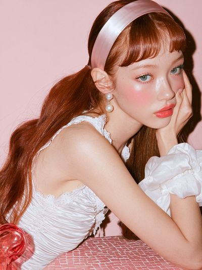 Pink Portrait Photography Poster.