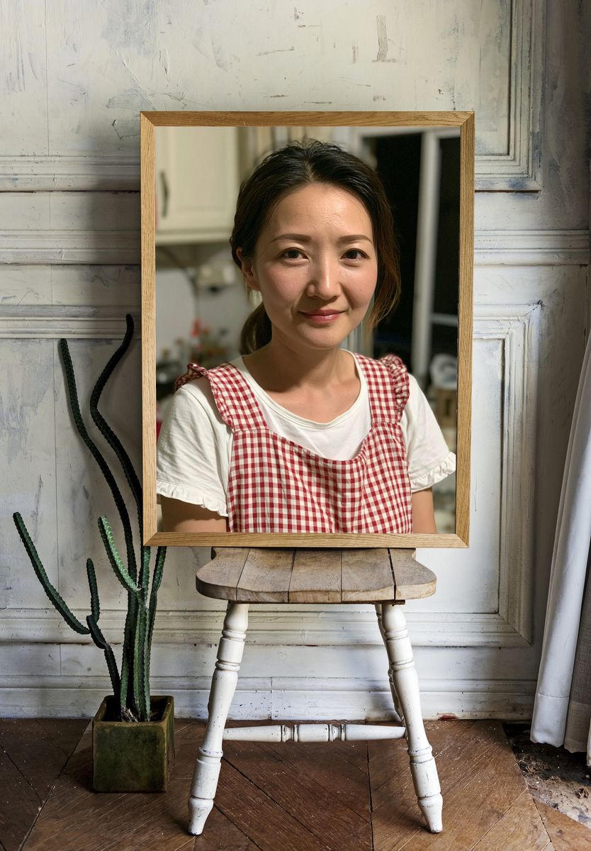 Kitchen Portrait Photography Poster. — room view 1