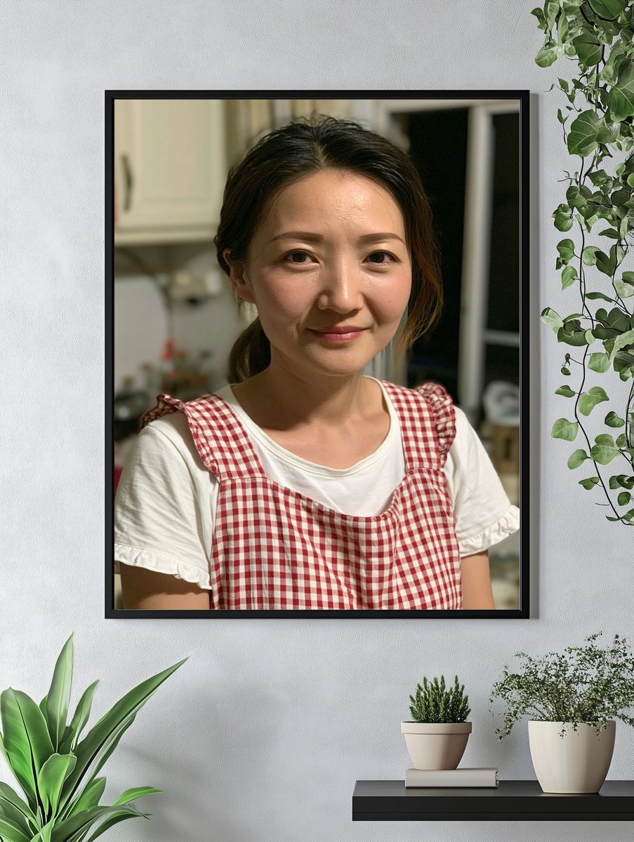 Kitchen Portrait Photography Poster. — room view 4