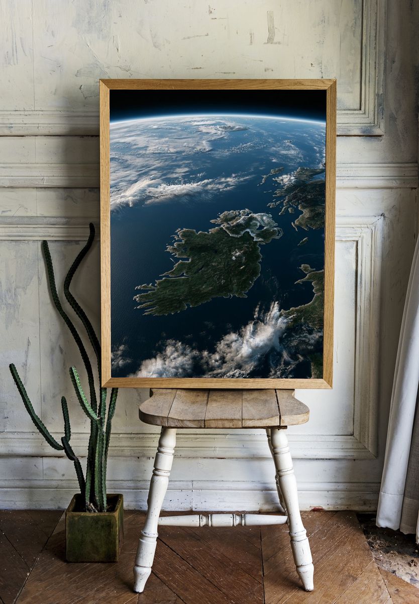 Earth from Space Photography Poster. room preview