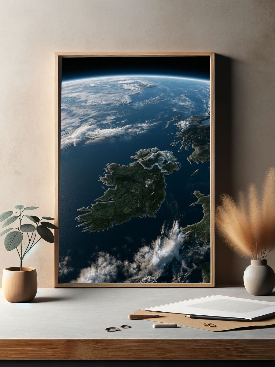 Earth from Space Photography Poster. — room view 2