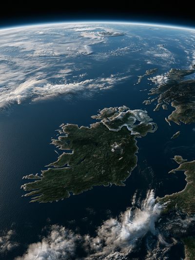 Earth from Space Photography Poster.