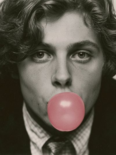 Bubblegum Portrait Photography Poster.