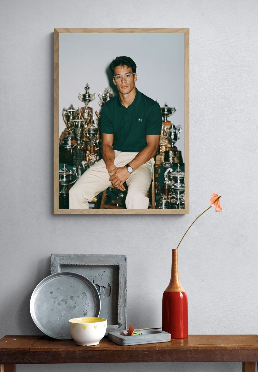 Portrait of a Trophy Collector Photography Poster. — room view 3