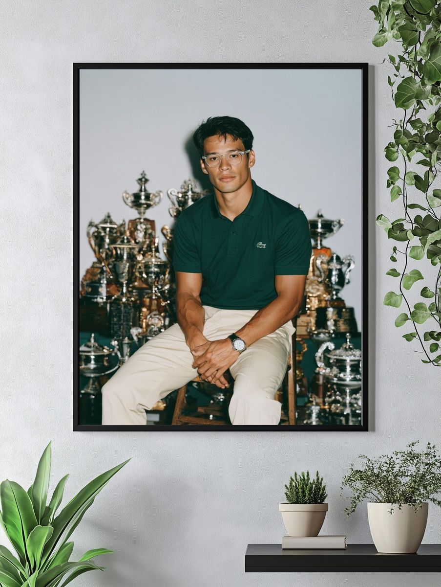 Portrait of a Trophy Collector Photography Poster. — room view 4