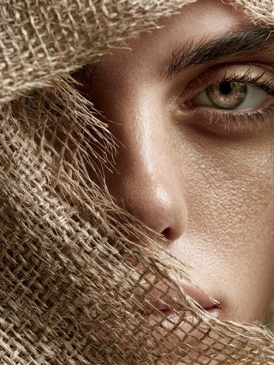 Textured Veil Portrait Print.