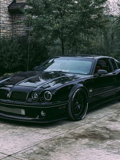 Black Pontiac GTO Street Photography Poster. poster