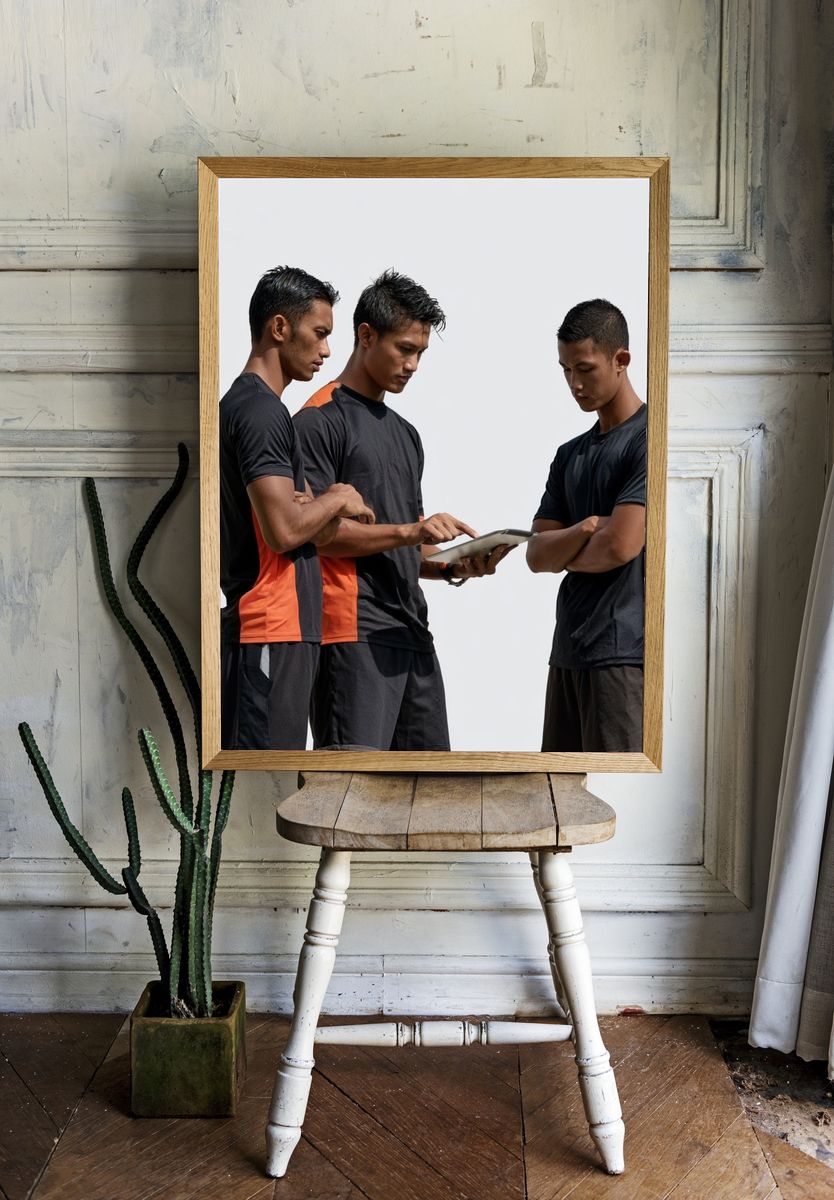 Team Strategy Meeting Photography Poster. — room view 1