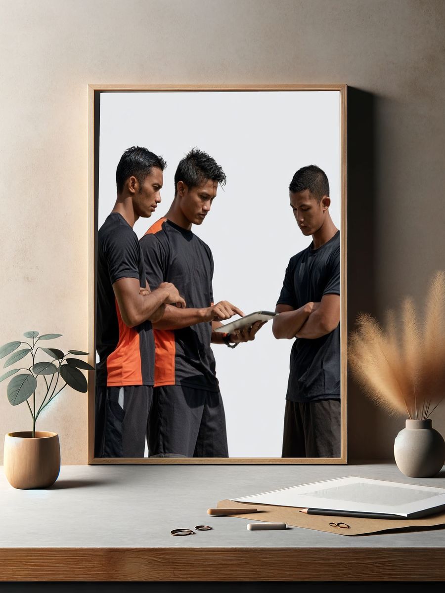 Team Strategy Meeting Photography Poster. — room view 2