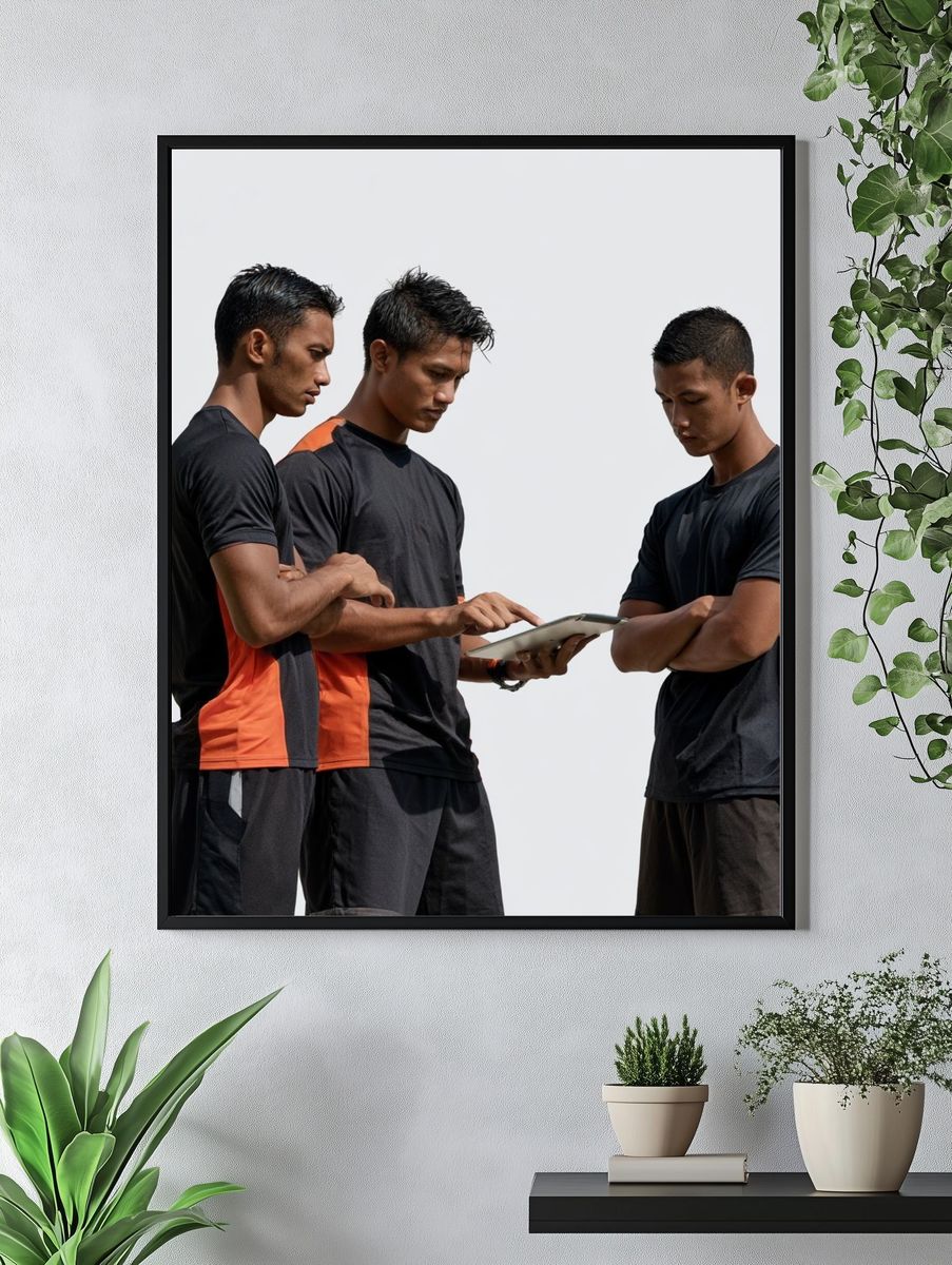 Team Strategy Meeting Photography Poster. — room view 4