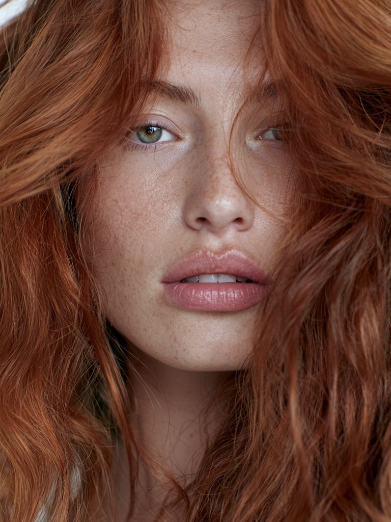 Red Hair Portrait Photography Poster. poster detail