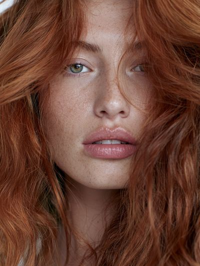 Red Hair Portrait Photography Poster. poster