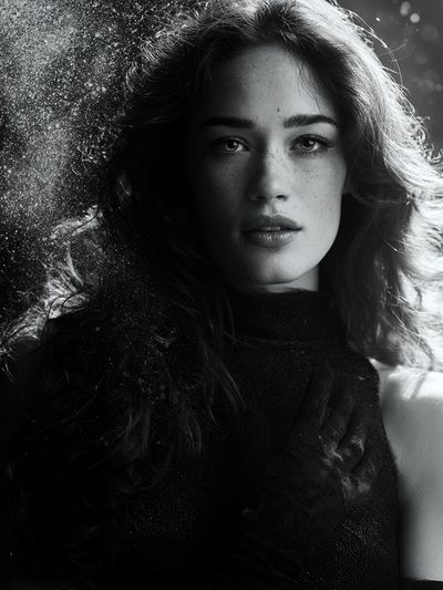 Monochrome Portrait Photography Poster.