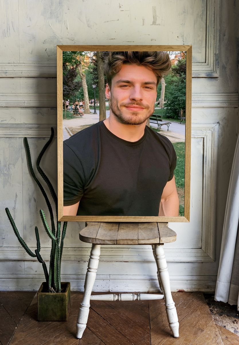 Park Portrait Photography Poster. room preview