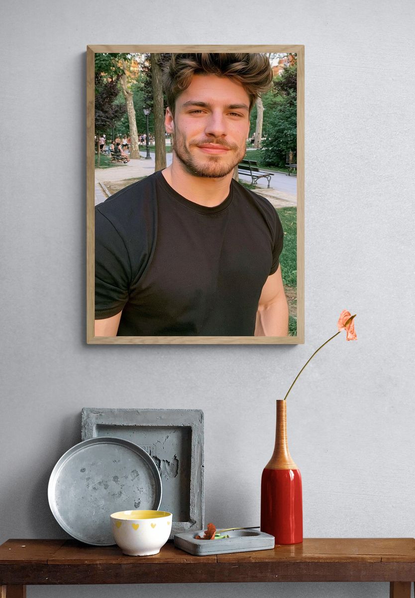 Park Portrait Photography Poster. — room view 3