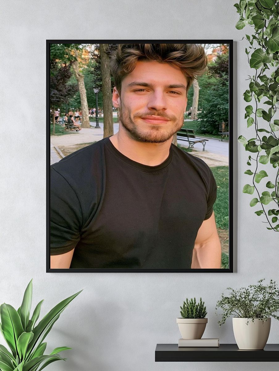 Park Portrait Photography Poster. — room view 4
