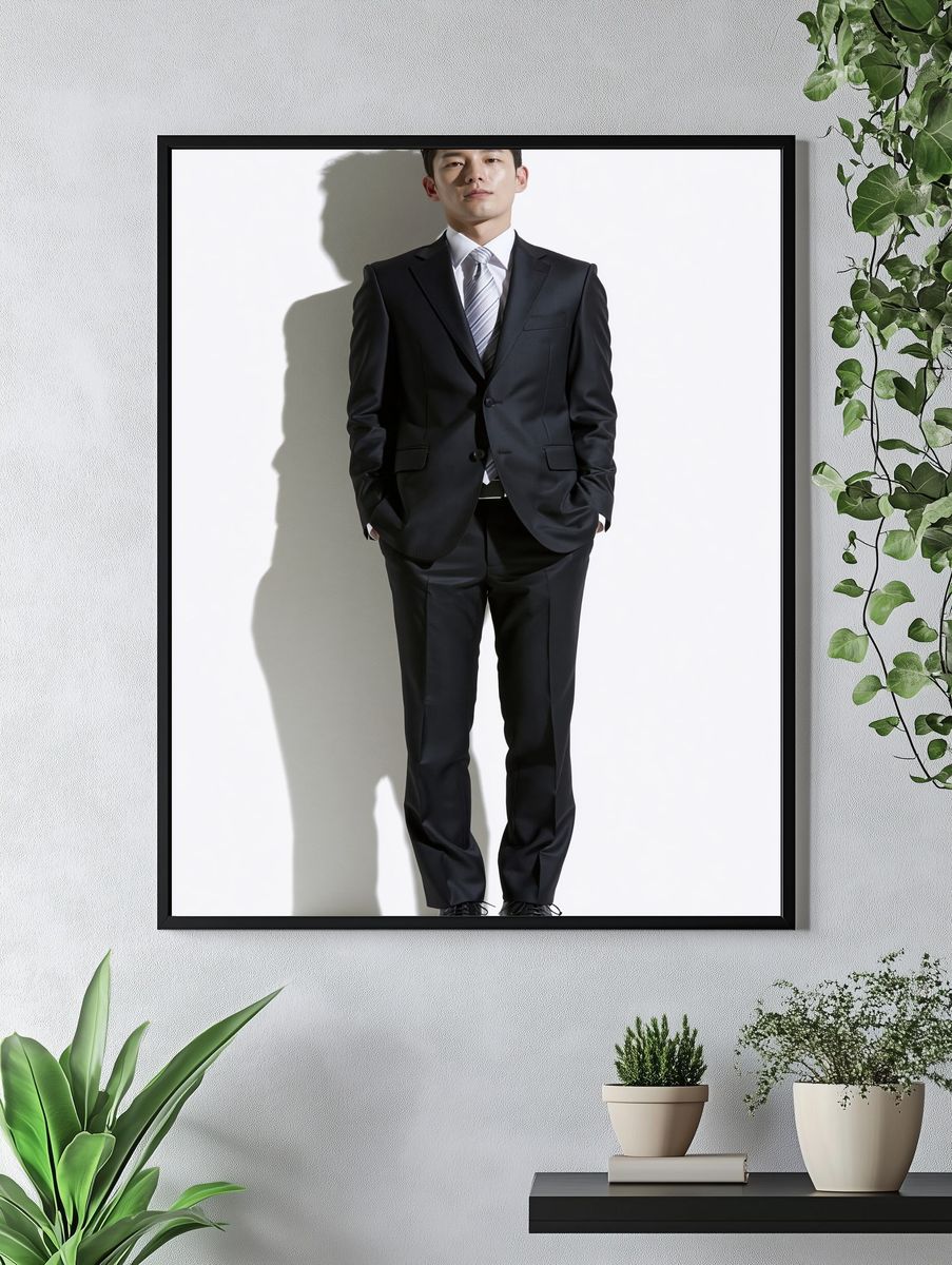 Business Suit Portrait Photography Poster. — room view 4