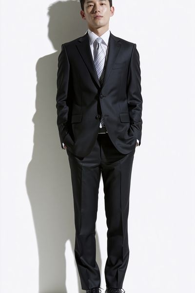 Business Suit Portrait Photography Poster. poster print