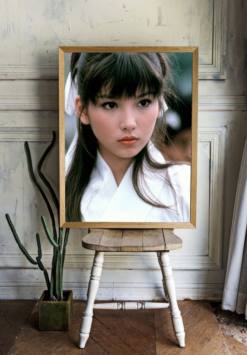 Portrait of a Young Woman Photography Poster. — room view 1