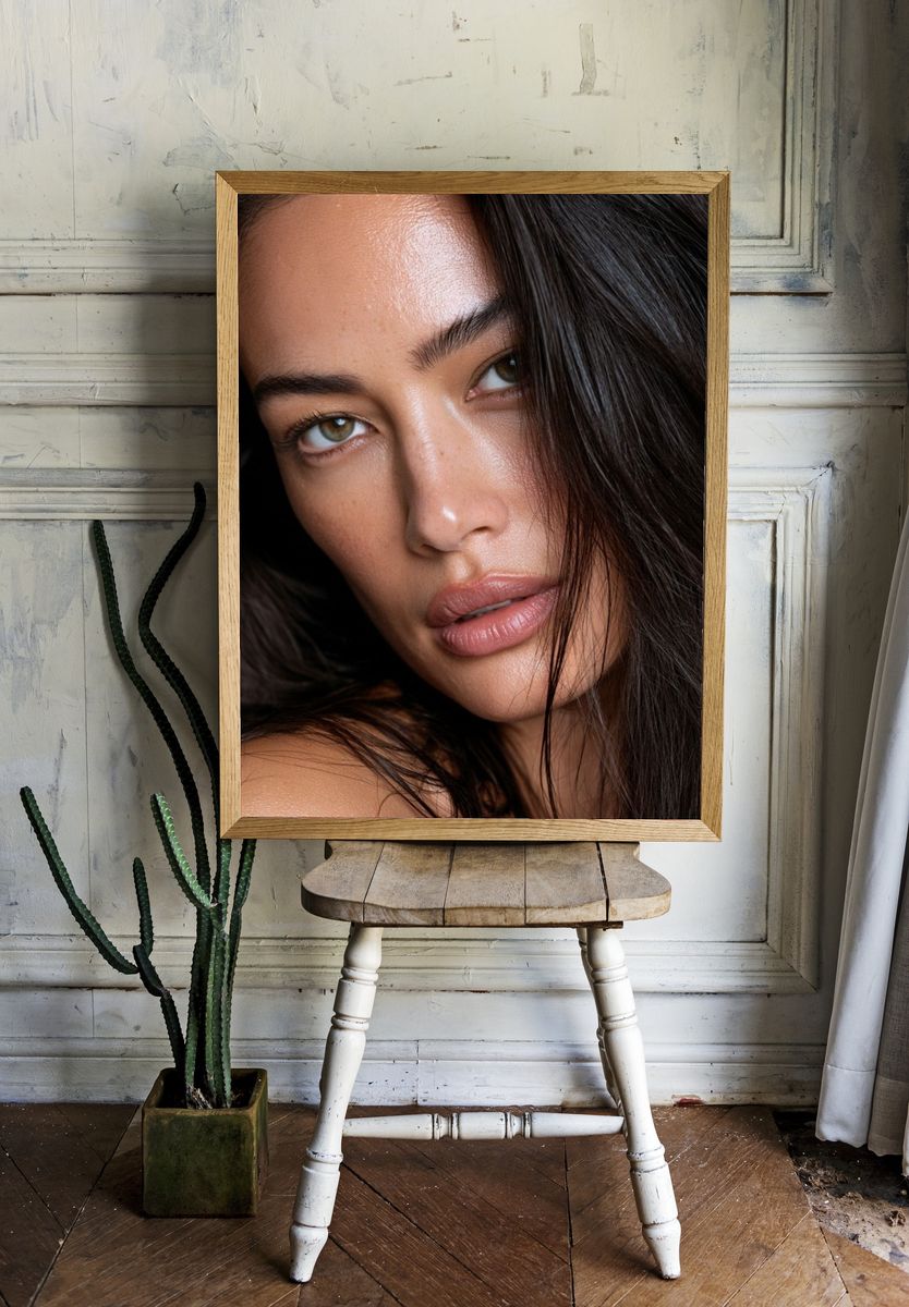 Editorial Beauty Portrait Poster. room preview