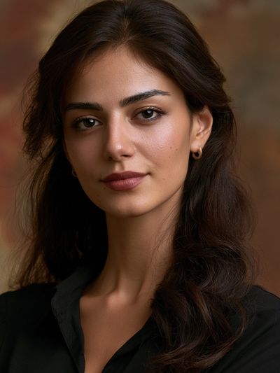 Elegant Woman Portrait Print.
