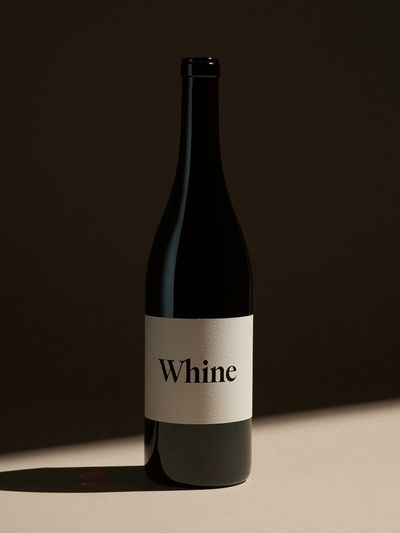 Whine Wine Bottle Photography Poster. poster