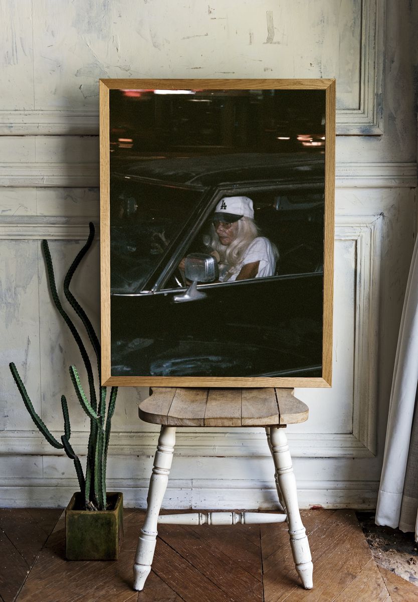 Night Drive Portrait Poster. room preview