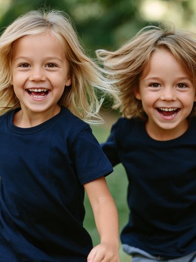 Joyful Children Portrait Poster.