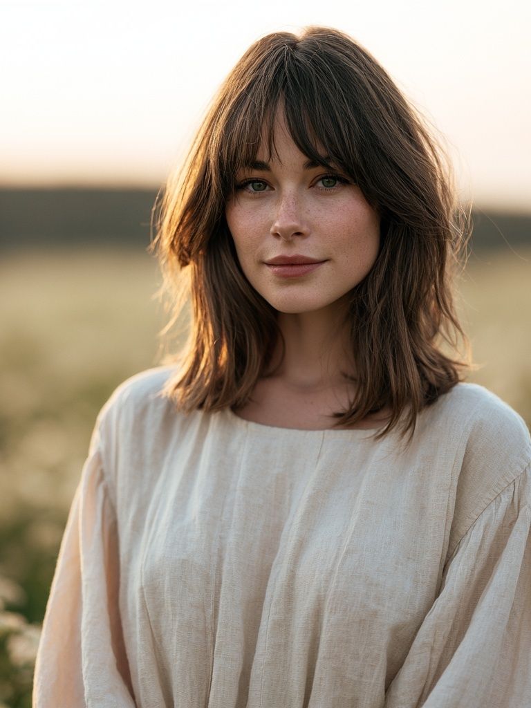 Golden Field Portrait Photography Poster. poster — photography art