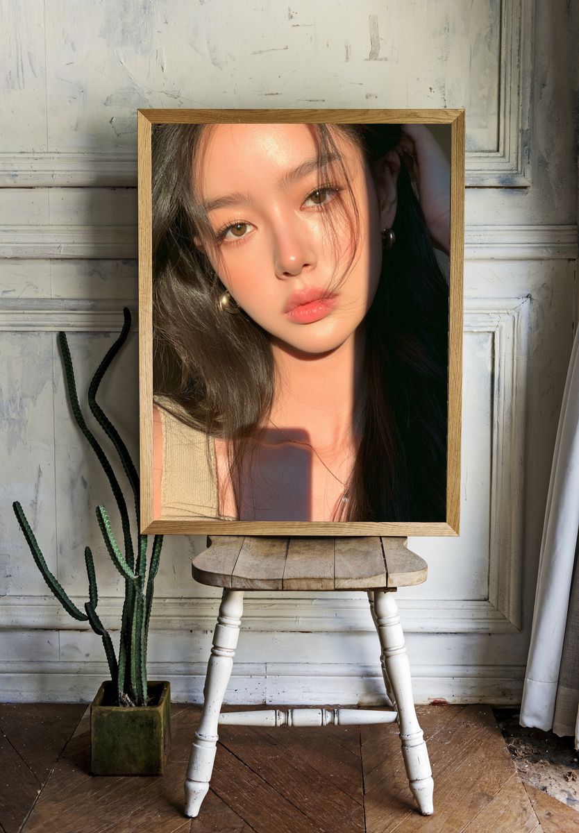 Soft Light Portrait Photography Poster. room preview