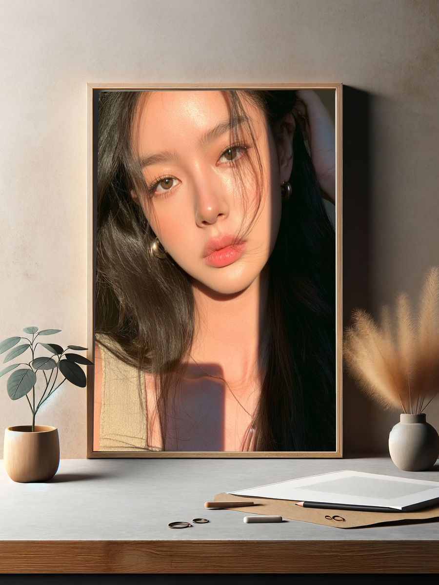 Soft Light Portrait Photography Poster. — room view 2