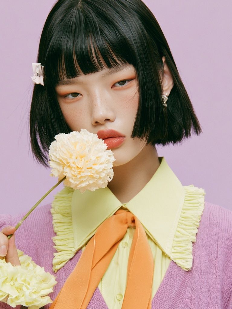 Pastel Fashion Portrait Poster. poster detail