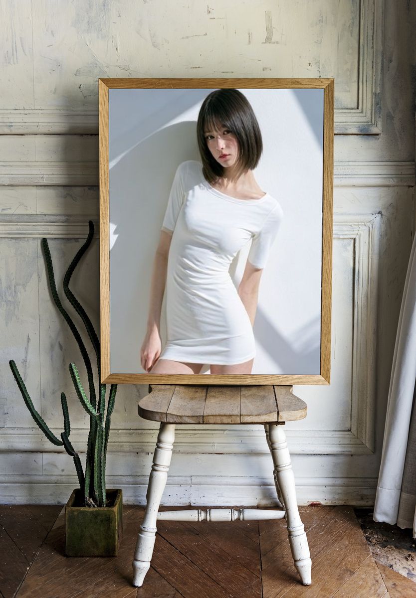 Minimalist Portrait Photography Poster. room preview