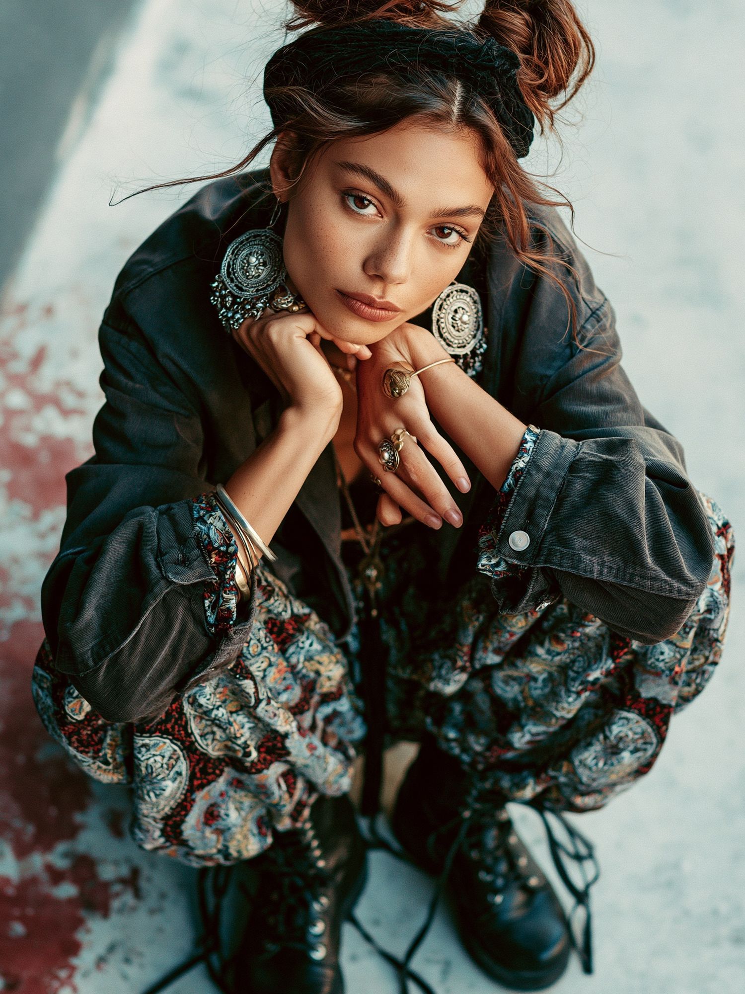 Bohemian Portrait Fashion Poster. poster — photography art