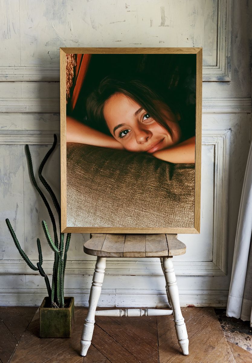 Dreamy Portrait Photography Poster. room preview