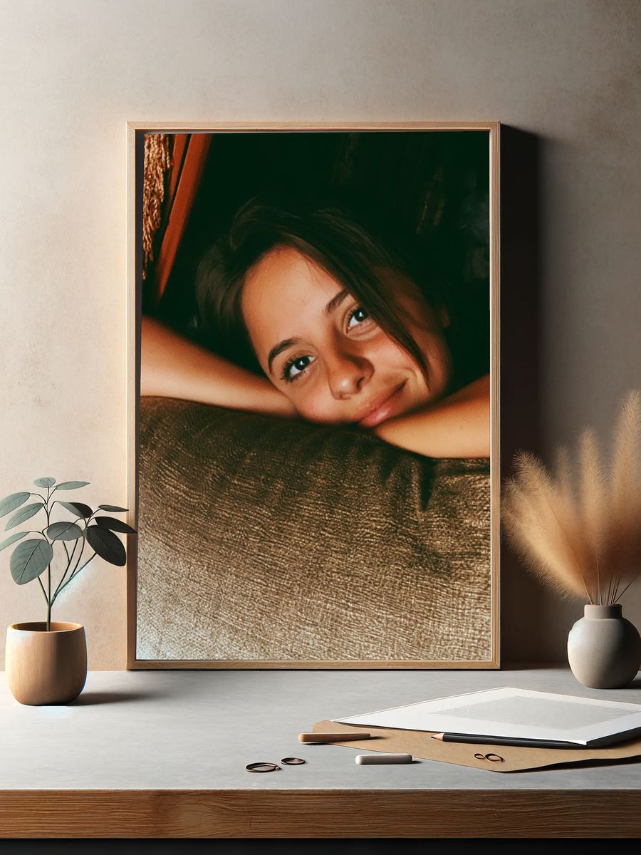 Dreamy Portrait Photography Poster. — room view 2