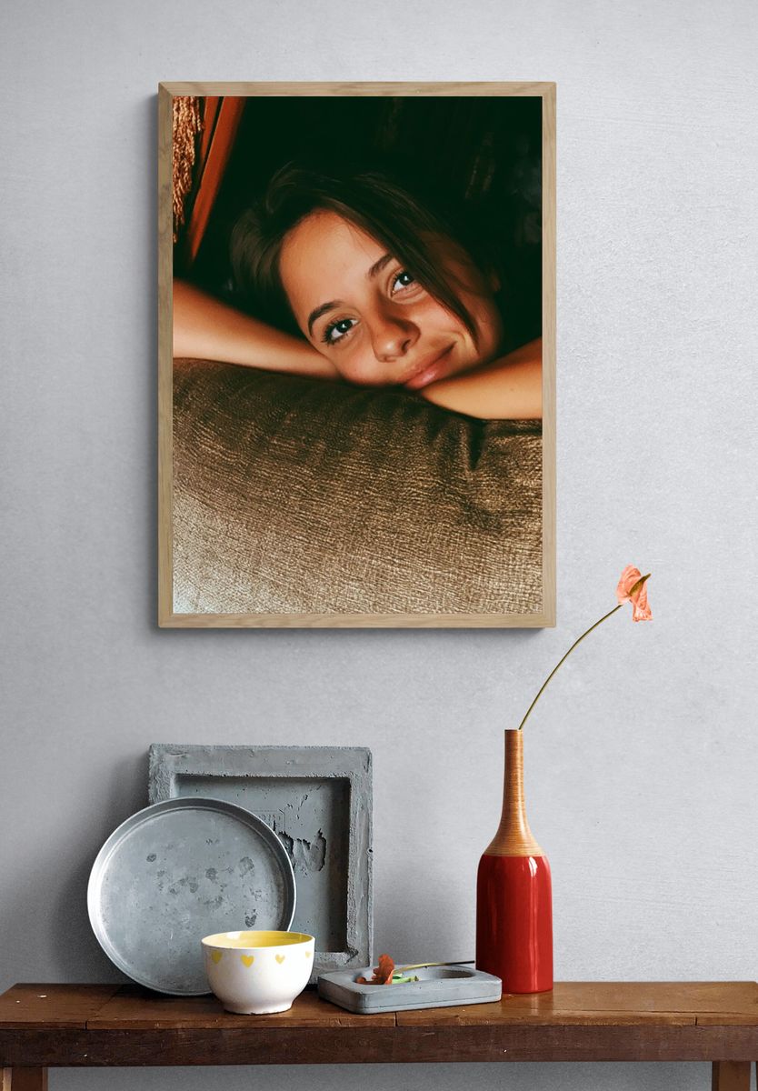 Dreamy Portrait Photography Poster. — room view 3